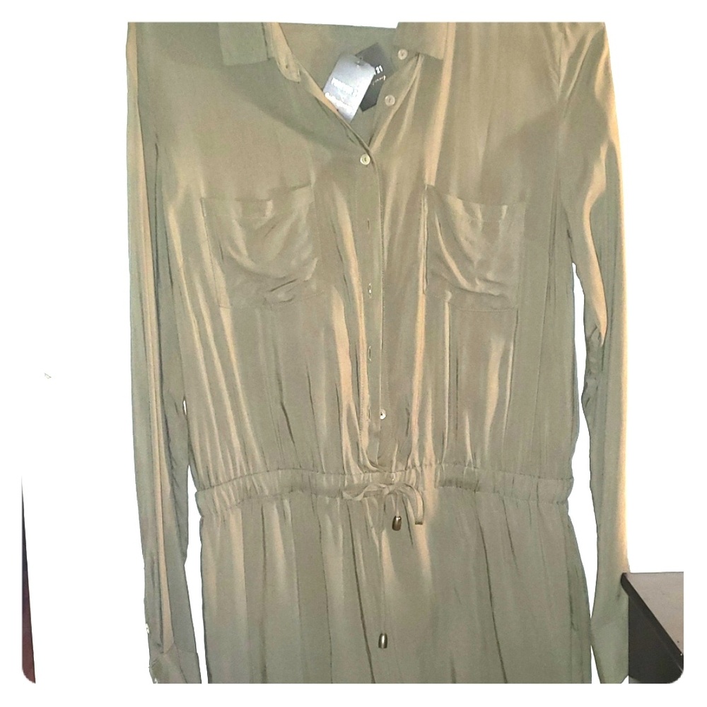 Olive green romper
